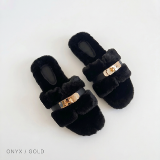 Orla Shearling Sandal