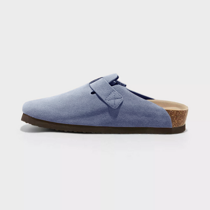 Suede Clogs