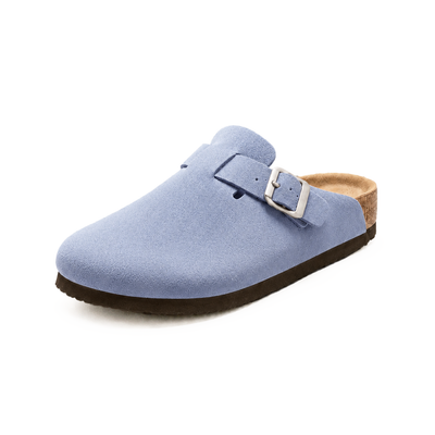 Suede Clogs