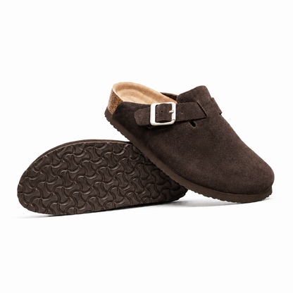 Suede Clogs