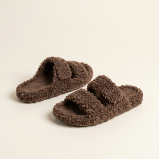 Fuzzy Sandal Slippers