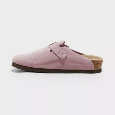 Suede Clogs