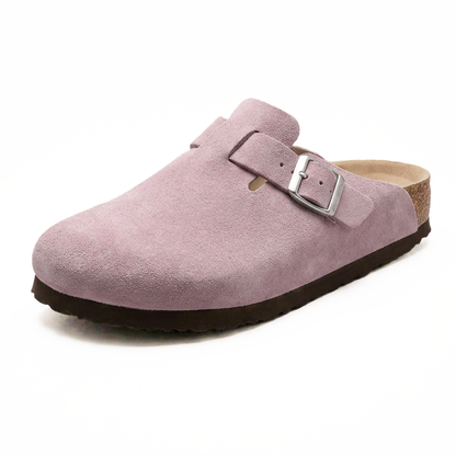 Suede Clogs