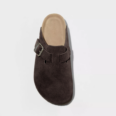 Suede Clogs